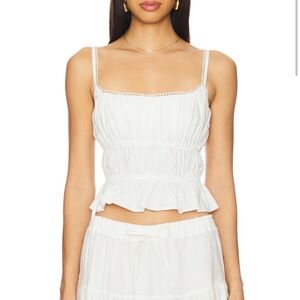 Peixoto White Top with Branded Tag